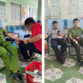 Sôi nổi các hoạt động chào mừng Chương trình Xuân tình nguyện năm 2026 tại Công an phường Vị Tân