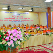 Ban Trị sự Giáo hội Phật giáo Việt Nam thành phố Cần Thơ tổ chức Hội nghị tổng kết công tác Phật sự năm 2025.