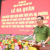 Thành phố Cần Thơ ghi dấu ấn với thành tích vượt chỉ tiêu xây dựng xã, phường không ma túy năm 2025