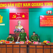 Công an xã Kế Sách triển khai mô hình “Chỉ huy gương mẫu – Cán bộ tận tụy”