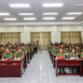 Phòng Công tác chính trị phát động phong trào thi đua “Ba nhất”: Xây dựng bản lĩnh - Kỷ cương - Vì nhân dân phục vụ