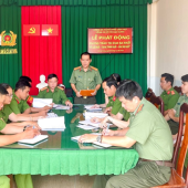 Công an xã Cù Lao Dung phát động phong trào thi đua “Ba nhất: Kỷ luật nhất - Trung thành nhất - Gần dân nhất”