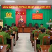 Công an xã Kế Sách phát động phong trào thi đua “Ba Nhất”