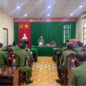 Kiểm tra, đánh giá các mặt công tác Công an năm 2025 tại Công an xã Gia Hòa