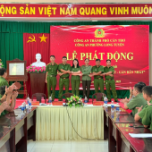Công an phường Long Tuyền phát động phong trào thi đua “Ba nhất”