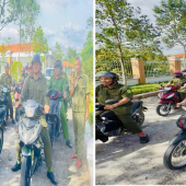 Công an xã Lương Tâm tổ chức lễ ra quân cao điểm  tấn công, trấn áp tội phạm