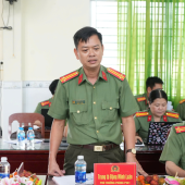 Lãnh đạo Công an thành phố kiểm tra, đánh giá các mặt công tác tại Công an xã Trường Xuân