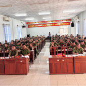 Công an xã Cờ Đỏ ra quân cao điểm tấn công, trấn áp tội phạm, bảo đảm an ninh, trật tự phục vụ các sự kiện chính trị trọng đại năm 2026