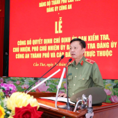 Công tác kiểm tra, giám sát năm 2025 của Đảng bộ Công an thành phố và các giải pháp nâng cao chất lượng, hiệu quả trong thời gian tới