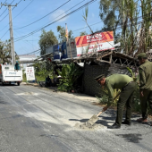 Công an xã Xà Phiên tích cực hướng về cộng đồng