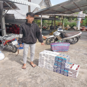 Công an phường Ngã Năm xử lý nhiều vụ vận chuyển thuốc lá điếu nhập lậu