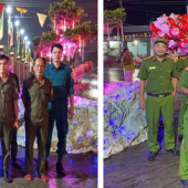 Công an xã Thạnh Quới tăng cường bảo đảm an ninh, trật tự,  chăm lo đời sống đồng bào Công giáo dịp Giáng sinh 2025