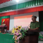 Công an xã Cờ Đỏ phát động phong trào thi đua “Ba  nhất”