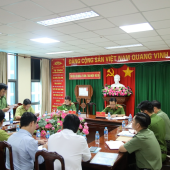 Họp đánh giá kết quả công tác tuyên truyền, đấu tranh, xử lý các hành vi vi phạm pháp luật liên quan đến bảo vệ các loài động vật hoang dã, bảo vệ nguồn lợi thủy sản
