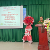 Công an phường Cái Răng tuyên truyền bảo vệ động vật hoang dã  và nguồn lợi thủy sản