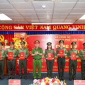 Công an thành phố Cần Thơ ra mắt lực lượng an ninh hàng không