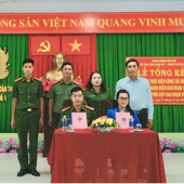 ĐOÀN CƠ SỞ TRẠI TẠM GIAM SỐ 1 VÀ ĐOÀN PHƯỜNG LONG TUYỀN KÝ KẾT CHƯƠNG TRÌNH PHỐI HỢP