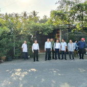 Ban Chỉ đạo bầu cử xã Tân Bình kiểm tra công tác chuẩn bị bầu cử tại các điểm bỏ phiếu