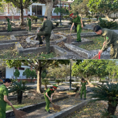 Công an xã Trường Long tổ chức nhiều hoạt động về nguồn, đền ơn đáp nghĩa chào mừng Đại hội Đại biểu toàn quốc lần thứ XIV của Đảng