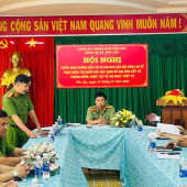 Công an xã Phú Lộc triển khai Hướng dẫn thí điểm các quy định  về địa bàn cấp xã trọng điểm, phức tạp về an ninh, trật tự