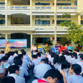 Tuyên truyền phòng chống tội phạm và ATGT trong trường học