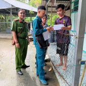 Công an phường Thới Long tích cực trong công tác tuyển chọn công dân tham gia Công an nhân dân năm 2026