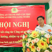 Công an phường Long Tuyền tổng kết công tác Công an năm 2025, triển khai nhiệm vụ năm 2026