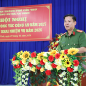 Công an xã An Ninh tổng kết công tác Công an năm 2025