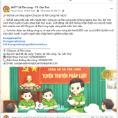 Công an xã Tân Long ứng dụng công nghệ AI trong công tác tuyên truyền pháp luật
