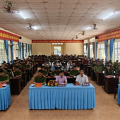 Công an xã Thạnh Thới An tổ chức Hội nghị tổng kết công tác Công an năm 2025, triển khai nhiệm vụ năm 2026