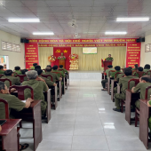 Công an xã Thạnh Hòa tăng cường công tác cán bộ, bảo đảm an ninh,  trật tự Đại hội Đảng và phát huy vai trò lực lượng an ninh, trật tự ở cơ sở