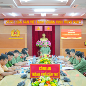 Công an TP Cần Thơ: Giao ban Tổ Chỉ huy tác chiến công tác bảo đảm ANTT Đại hội lần thứ XIV của Đảng