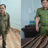 Công an xã Vị Thủy tăng cường tuyên truyền, vận động Nhân dân giao nộp, thu hồi vũ khí, vật liệu nổ, công cụ hỗ trợ và pháo