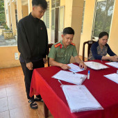 Công an xã Vĩnh Viễn thực hiện hiệu quả công tác tuyển chọn nghĩa vụ Công an nhân dân năm 2026