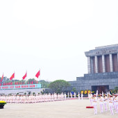 Đảng ủy Công an Trung ương, Bộ Công an vào Lăng viếng Chủ tịch Hồ Chí Minh nhân kỷ niệm 96 năm Ngày thành lập Đảng Cộng sản Việt Nam