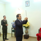 Bộ trưởng Lương Tam Quang chúc Tết, tri ân, thăm hỏi thân nhân gia đình các đồng chí cố lãnh đạo Bộ