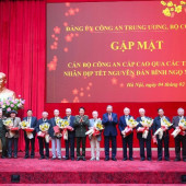 Đảng ủy Công an Trung ương, Bộ Công an gặp mặt cán bộ Công an cấp cao qua các thời kỳ tại thành phố Hà Nội