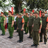 Xã Cờ Đỏ: ra mắt Ban an toàn giao thông xã và phát động ra quân lập lại Trật tự đô thị, Trật tự an toàn giao thông trên địa bàn