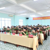 Công an xã Vị Thủy tổ chức Hội nghị triển khai công tác bảo đảm an ninh cơ sở