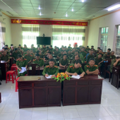 Công an xã Châu Thành triển khai công tác bảo vệ Tết Nguyên đán năm 2026