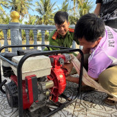 Công an xã Liêu Tú sẵn sàng phương tiện, bảo đảm an toàn phòng cháy, chữa cháy dịp Tết