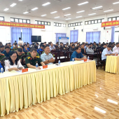 Công an phường Tân Lộc trao Quyết định gọi công dân nhập ngũ năm 2026