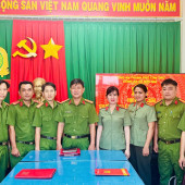 Công an xã Nhu Gia triển khai phương án bảo đảm an ninh, trật tự dịp Tết Nguyên đán Bính Ngọ 2026
