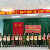 Công an xã Mỹ Phước tổng kết hoạt động của lực lượng tham gia bảo vệ an ninh trật tự cơ sở năm 2025 và trao tặng quà nhân dịp Tết Nguyên đán Bính Ngọ năm 2026.