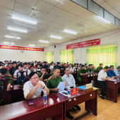 Công an xã Lương Tâm ra mắt mô hình “Cổng trường An toàn giao thông”