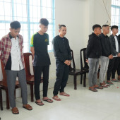 Khởi tố 10 đối tượng về tội “gây rối trật tự công cộng”