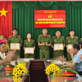 Công an phường Vị Tân hoàn thành toàn diện công tác  làm sạch dữ liệu và số hóa hồ sơ đăng ký xe