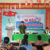Phát huy vai trò Chi hội Phụ nữ Công an xã Tân Long trong bảo đảm  an ninh, trật tự và chuyển đổi số dịp cuối năm