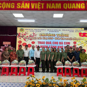 Phòng An ninh nội địa phối hợp tổ chức tặng quà cho bà con Nhân dân có hoàn cảnh khó khăn trên địa bàn nhân dịp Tết Bính Ngọ 2026