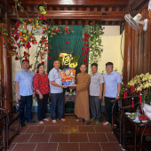 Phòng An ninh nội địa thăm, tặng quà các vị chức sắc, chức việc các tôn giáo trên địa bàn thành phố Cần Thơ nhân dịp Tết Nguyên đán Bính Ngọ 2026